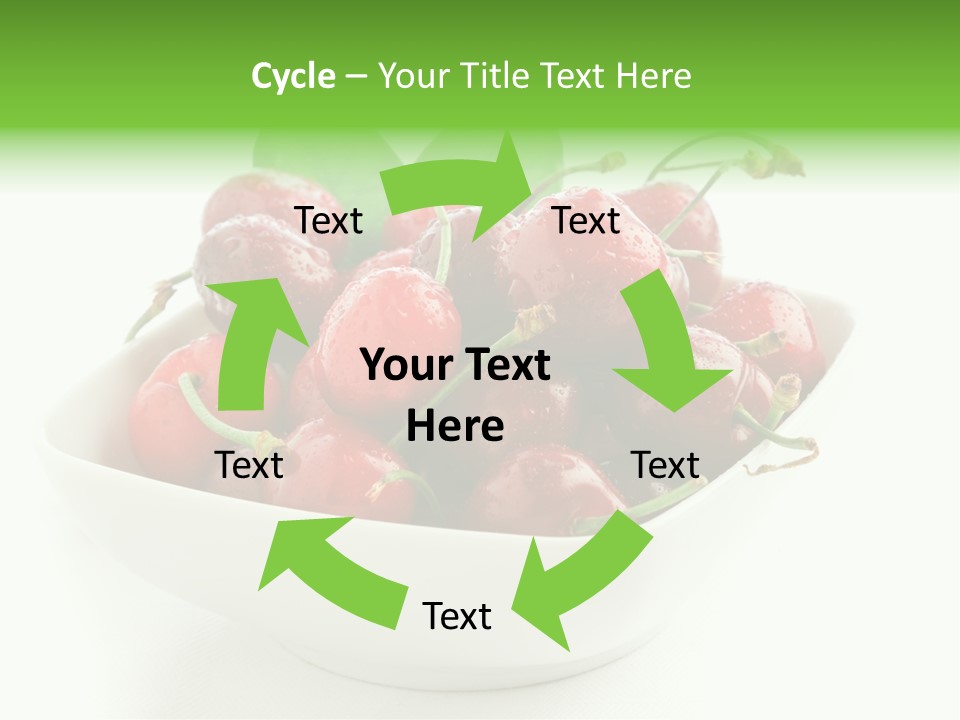 Red Fruit Berry PowerPoint Template