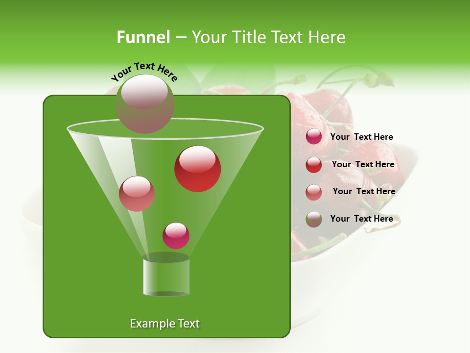 Red Fruit Berry PowerPoint Template