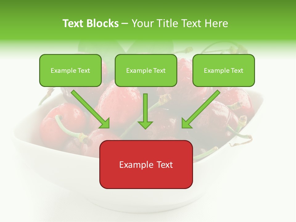 Red Fruit Berry PowerPoint Template