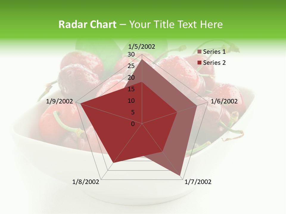 Red Fruit Berry PowerPoint Template