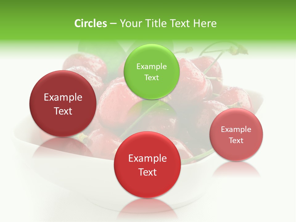 Red Fruit Berry PowerPoint Template