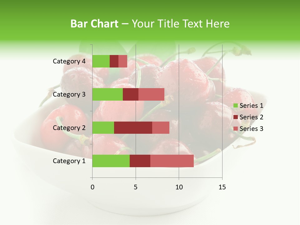 Red Fruit Berry PowerPoint Template