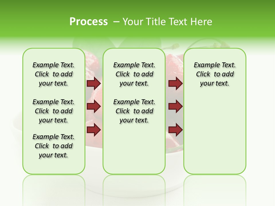 Red Fruit Berry PowerPoint Template