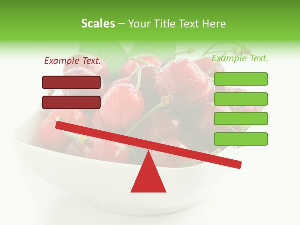 Red Fruit Berry PowerPoint Template