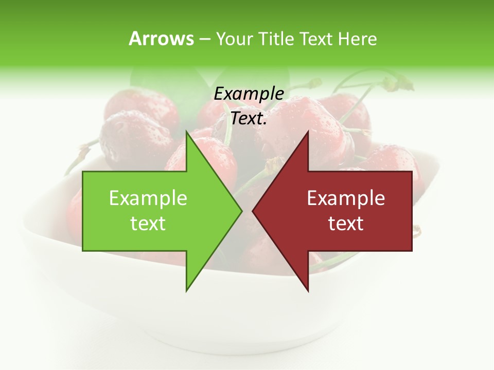 Red Fruit Berry PowerPoint Template