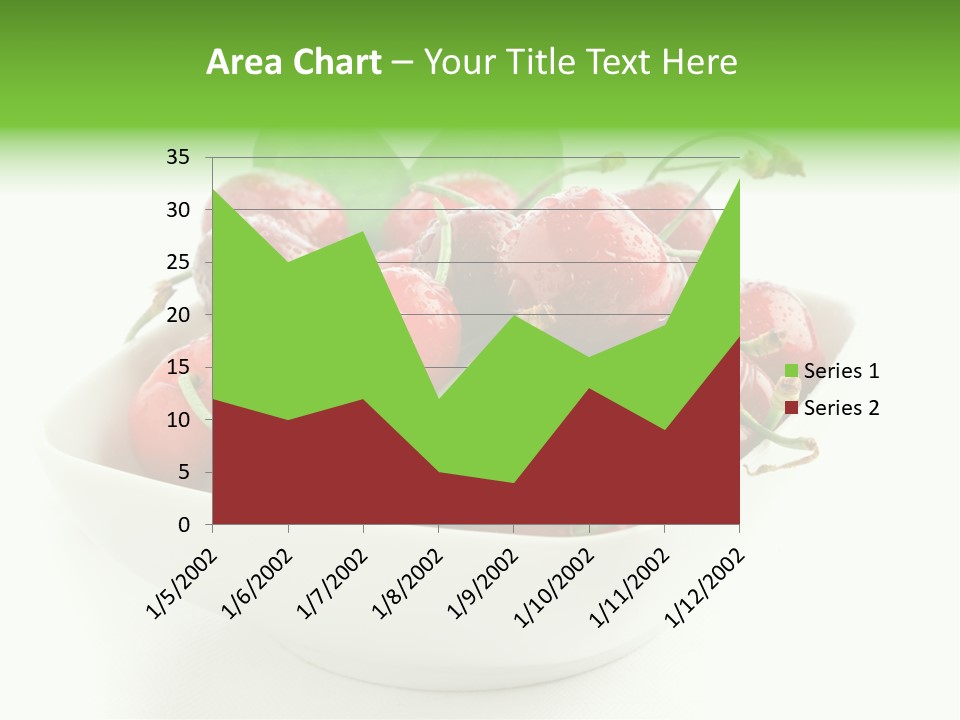 Red Fruit Berry PowerPoint Template