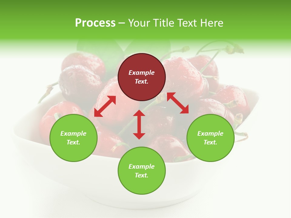 Red Fruit Berry PowerPoint Template