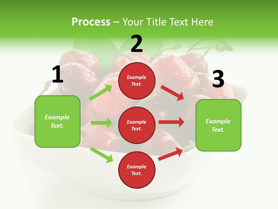 Red Fruit Berry PowerPoint Template