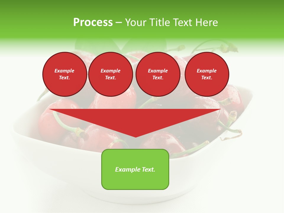 Red Fruit Berry PowerPoint Template