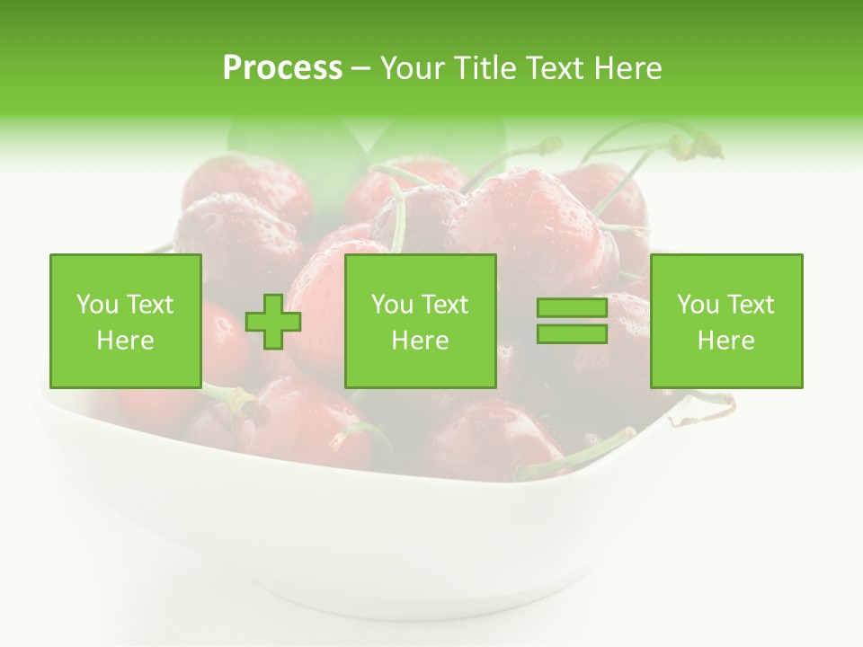 Red Fruit Berry PowerPoint Template