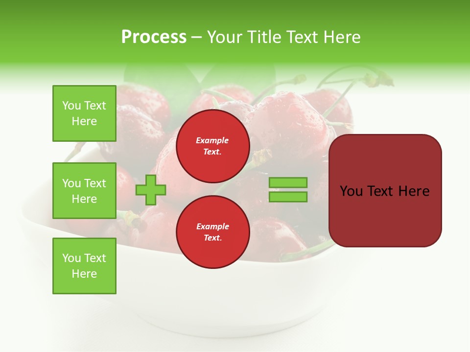 Red Fruit Berry PowerPoint Template