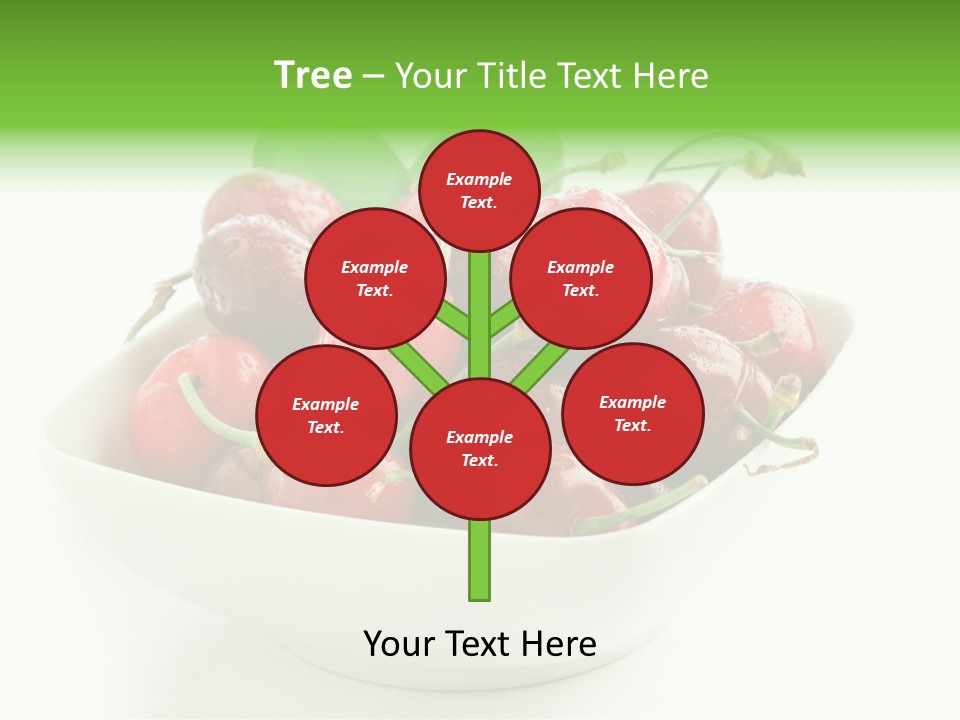 Red Fruit Berry PowerPoint Template