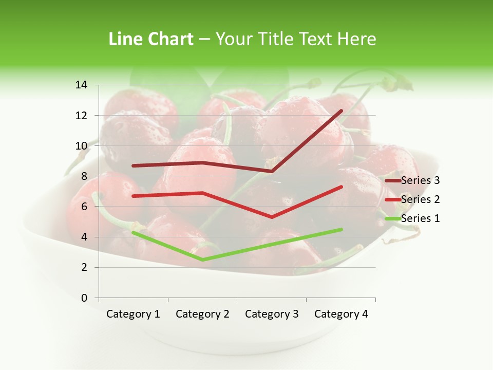 Red Fruit Berry PowerPoint Template