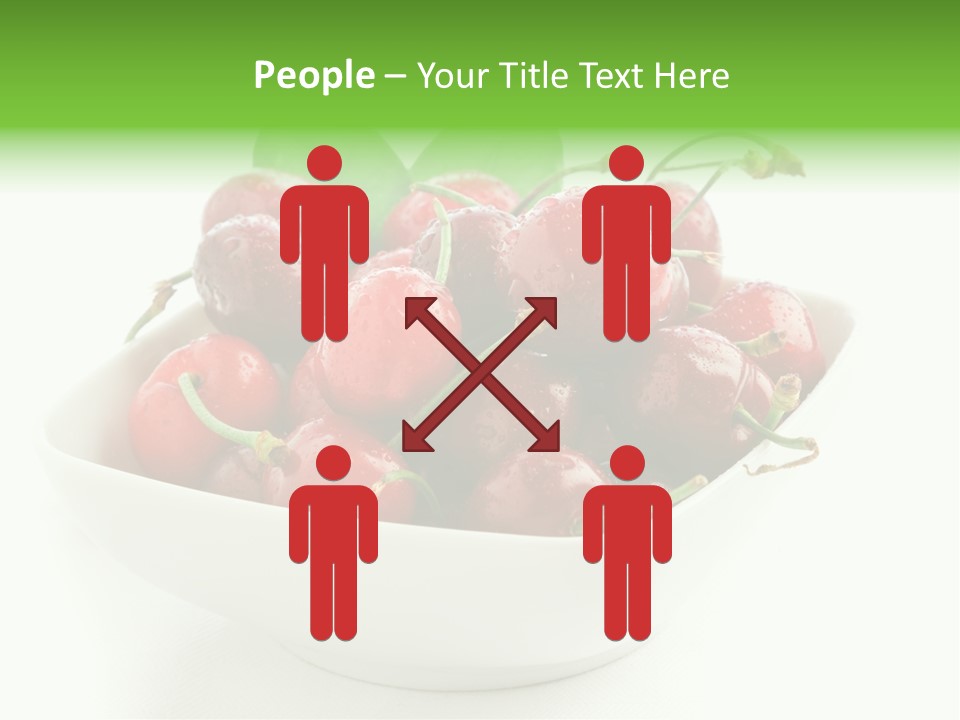 Red Fruit Berry PowerPoint Template