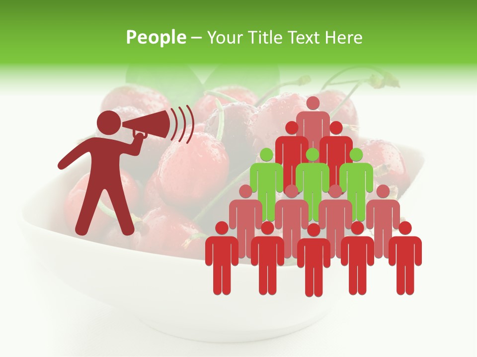 Red Fruit Berry PowerPoint Template
