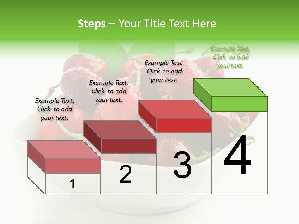 Red Fruit Berry PowerPoint Template