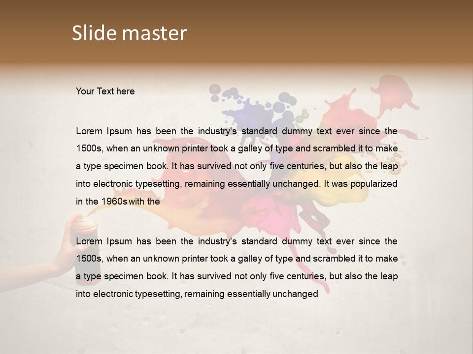 Effect Press Tinge PowerPoint Template