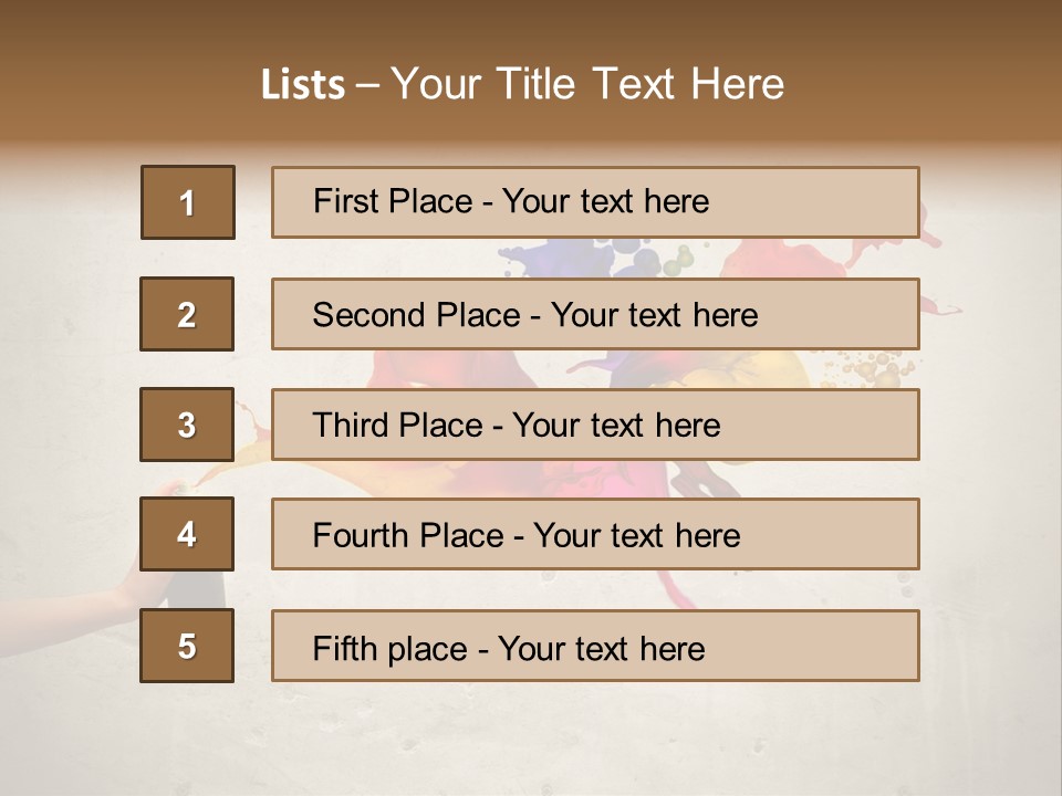 Effect Press Tinge PowerPoint Template