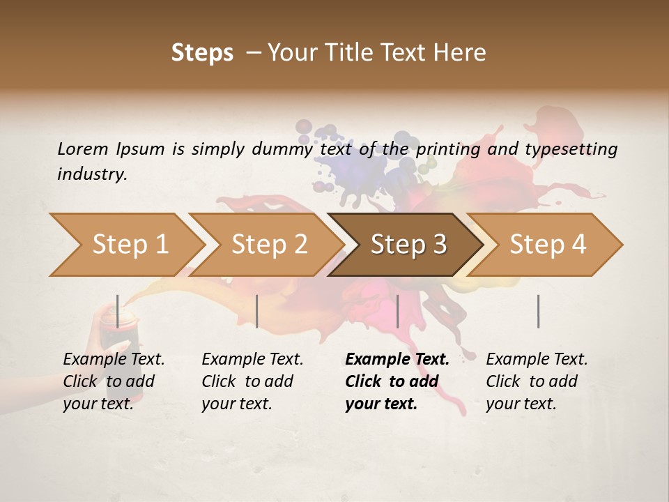 Effect Press Tinge PowerPoint Template