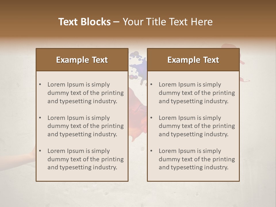 Effect Press Tinge PowerPoint Template