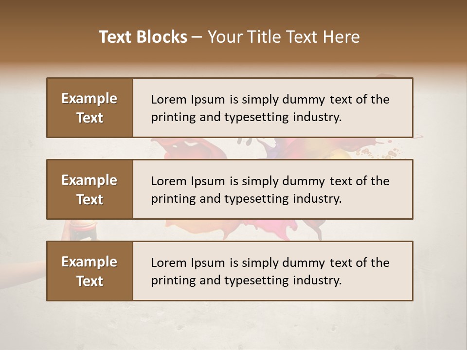 Effect Press Tinge PowerPoint Template