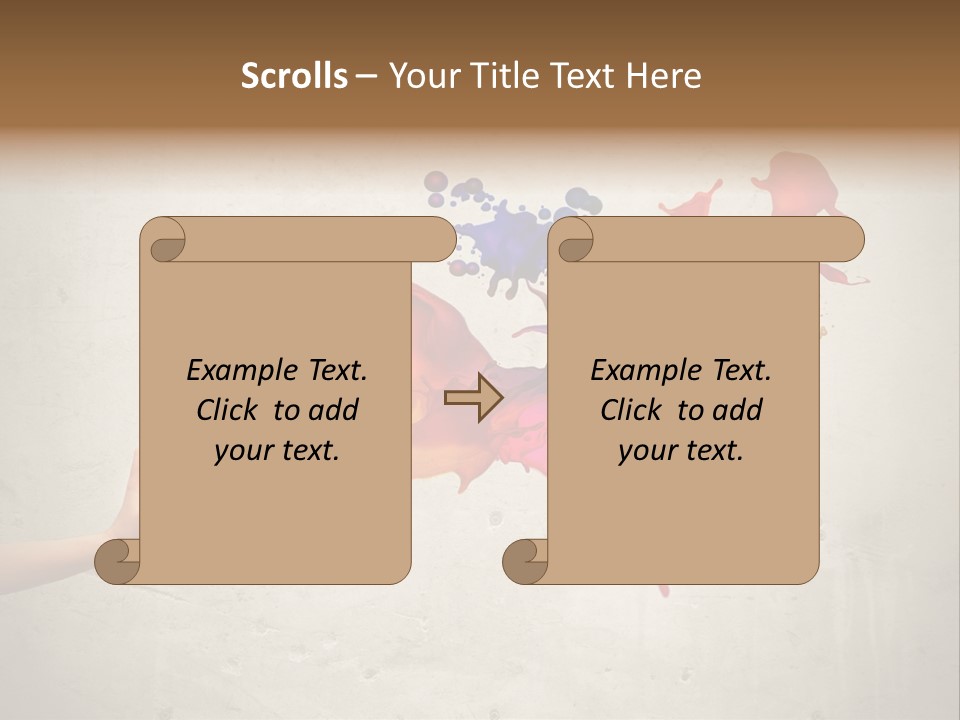 Effect Press Tinge PowerPoint Template