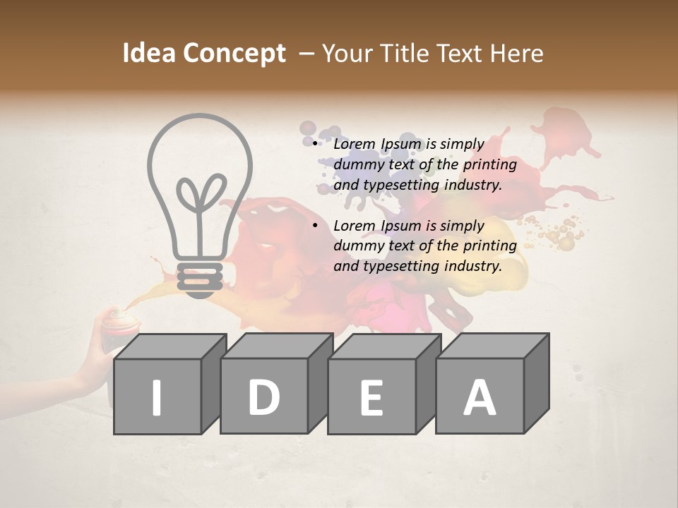 Effect Press Tinge PowerPoint Template