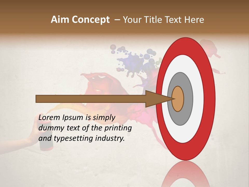 Effect Press Tinge PowerPoint Template