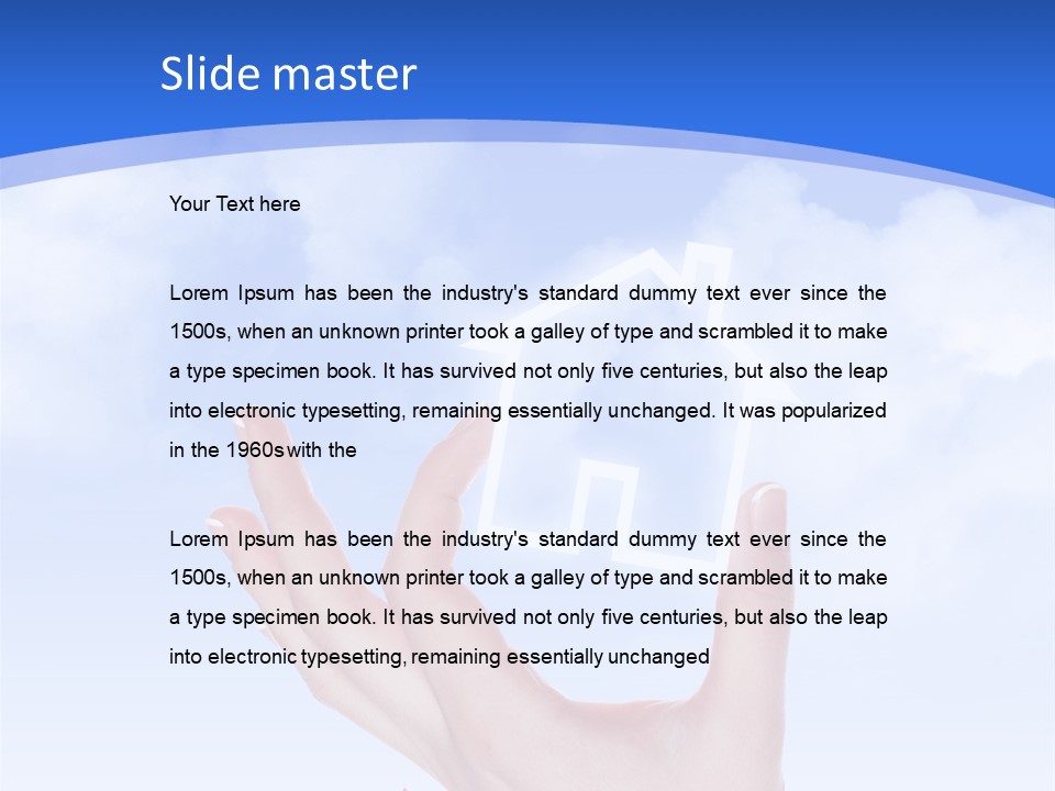 Splashing Liquid Ornate PowerPoint Template