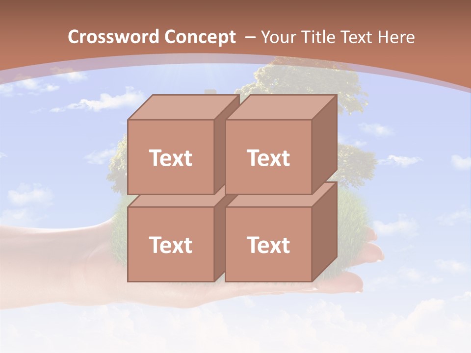 Water Shape Ornate PowerPoint Template