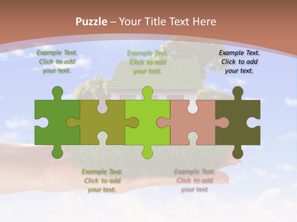 Water Shape Ornate PowerPoint Template