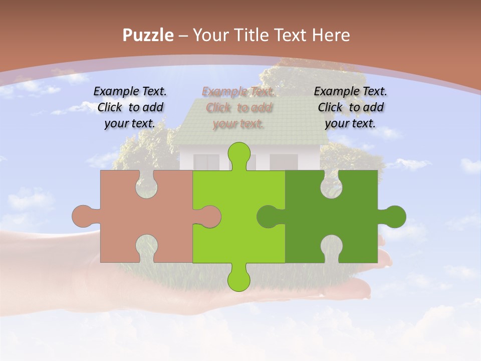 Water Shape Ornate PowerPoint Template