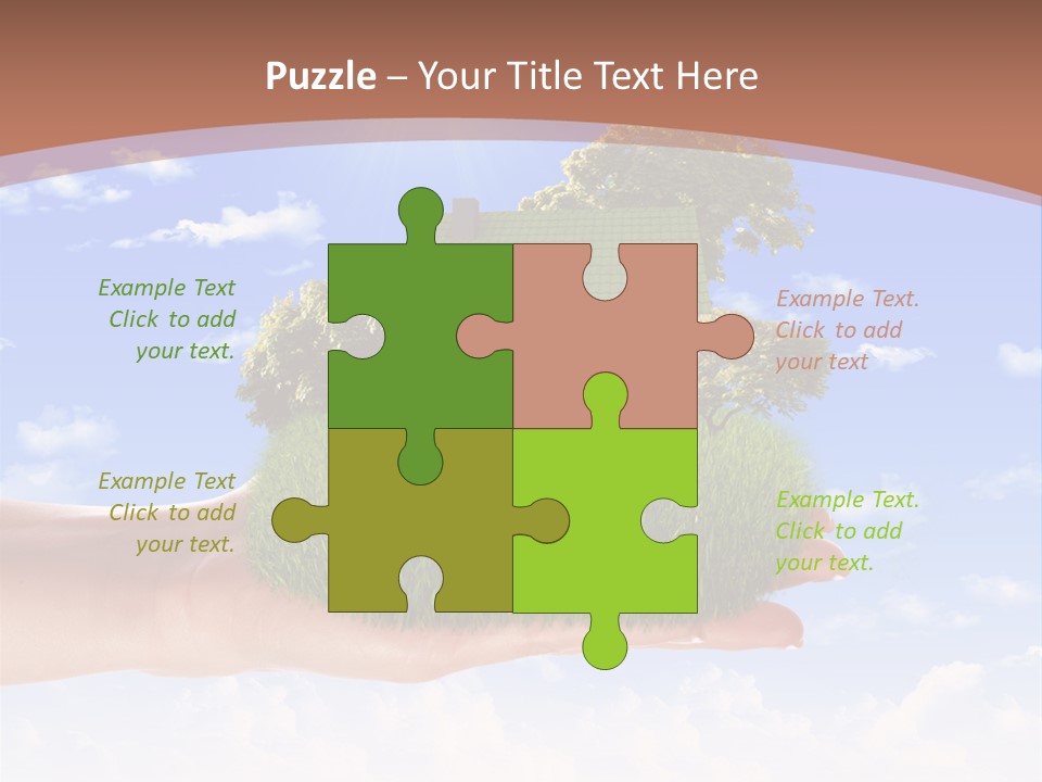 Water Shape Ornate PowerPoint Template