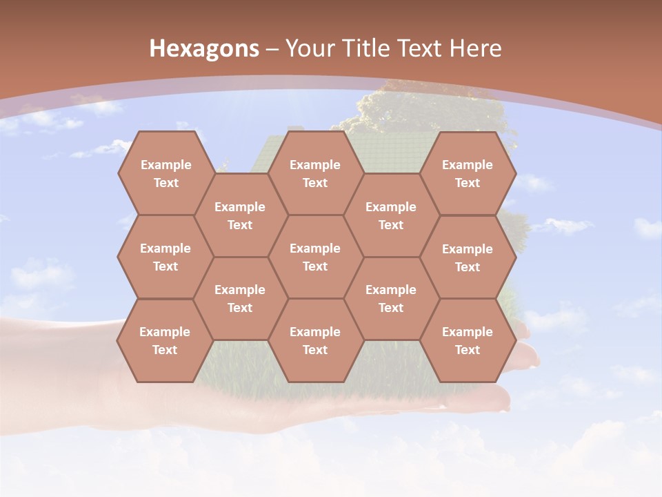 Water Shape Ornate PowerPoint Template