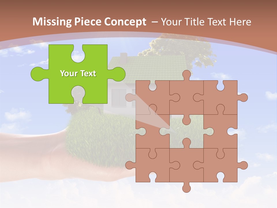 Water Shape Ornate PowerPoint Template