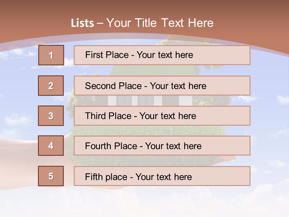 Water Shape Ornate PowerPoint Template