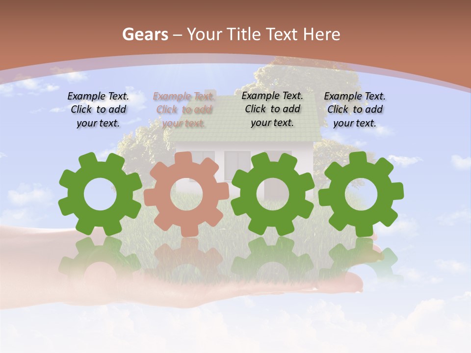 Water Shape Ornate PowerPoint Template