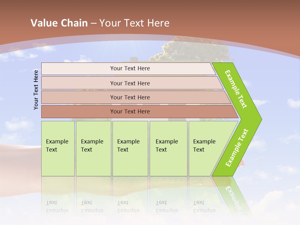 Water Shape Ornate PowerPoint Template