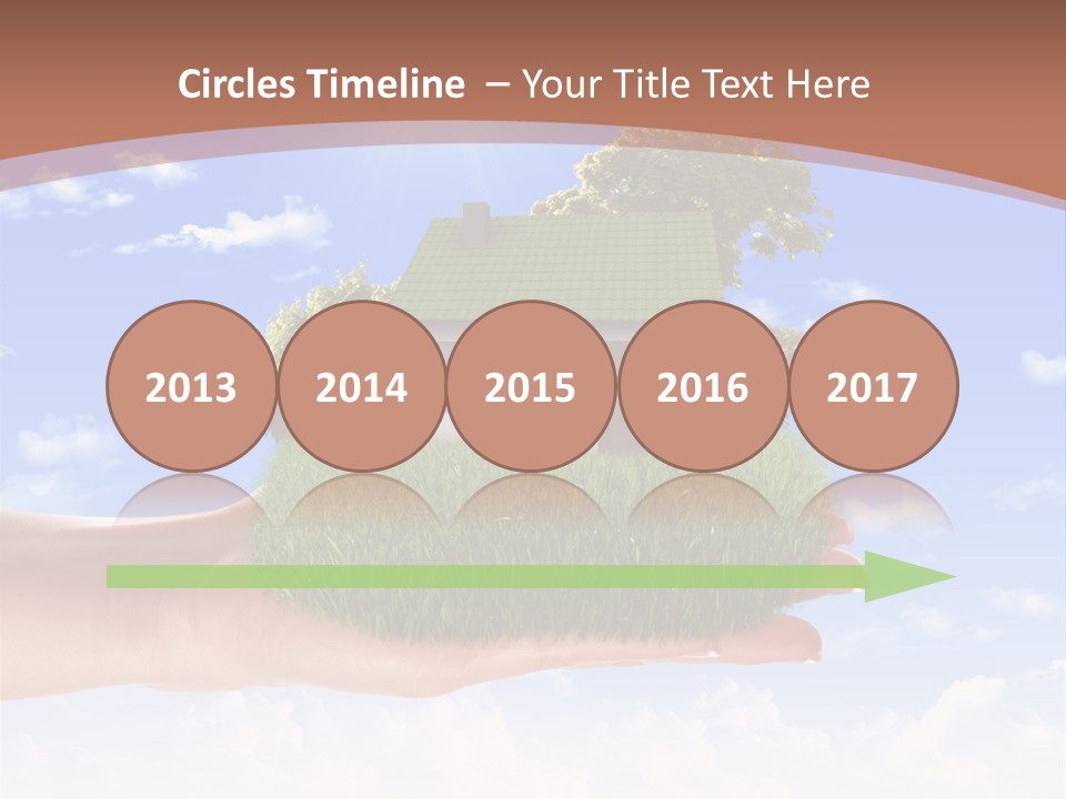 Water Shape Ornate PowerPoint Template