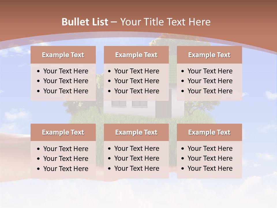 Water Shape Ornate PowerPoint Template