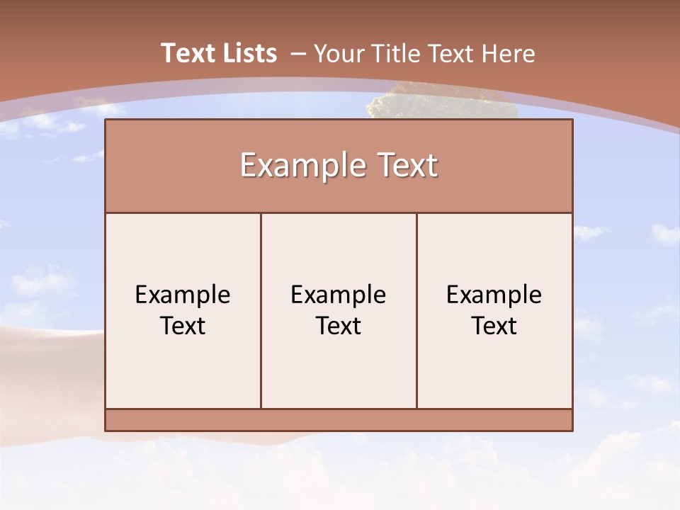 Water Shape Ornate PowerPoint Template