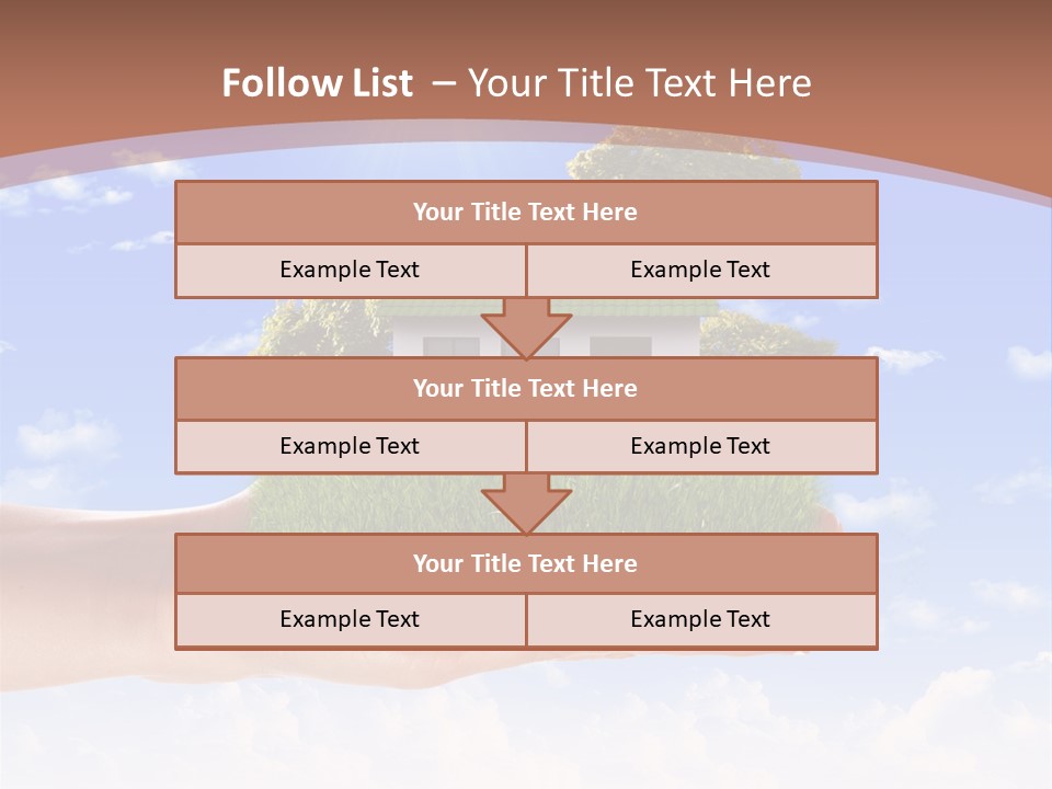 Water Shape Ornate PowerPoint Template