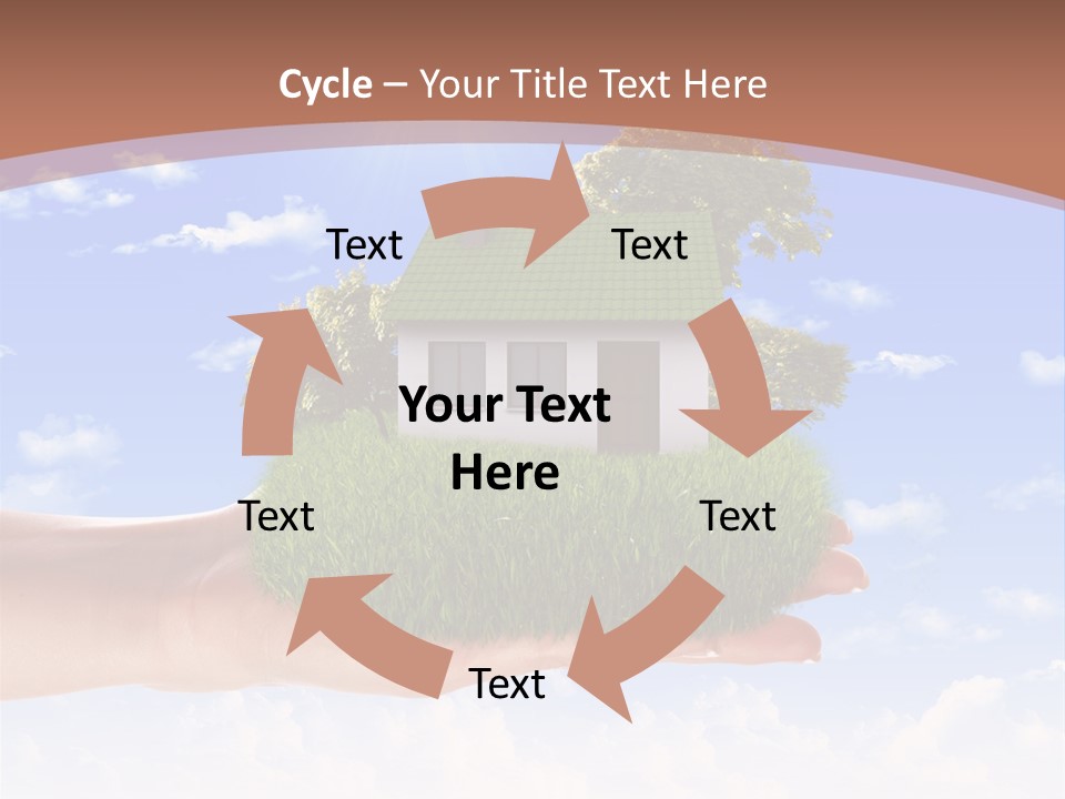 Water Shape Ornate PowerPoint Template