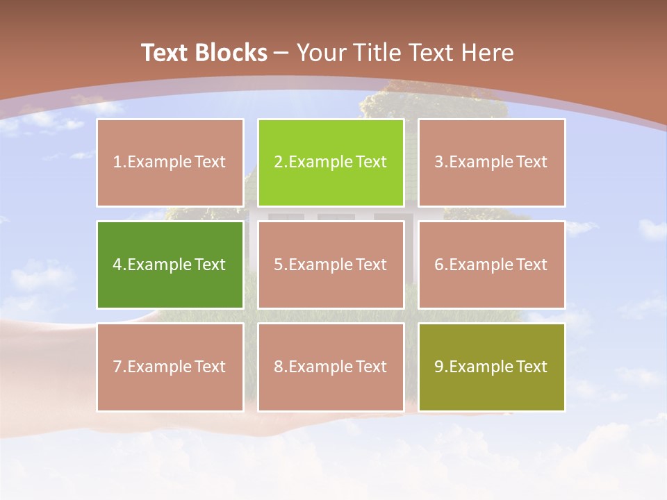 Water Shape Ornate PowerPoint Template