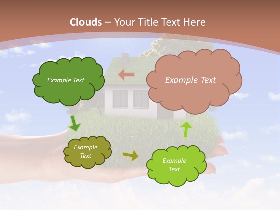 Water Shape Ornate PowerPoint Template
