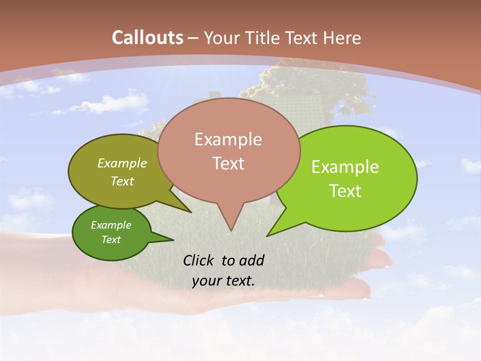 Water Shape Ornate PowerPoint Template