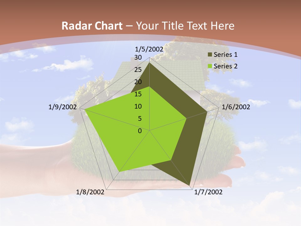 Water Shape Ornate PowerPoint Template