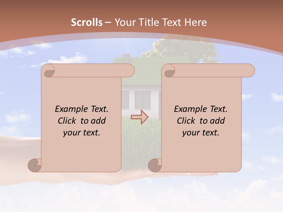 Water Shape Ornate PowerPoint Template