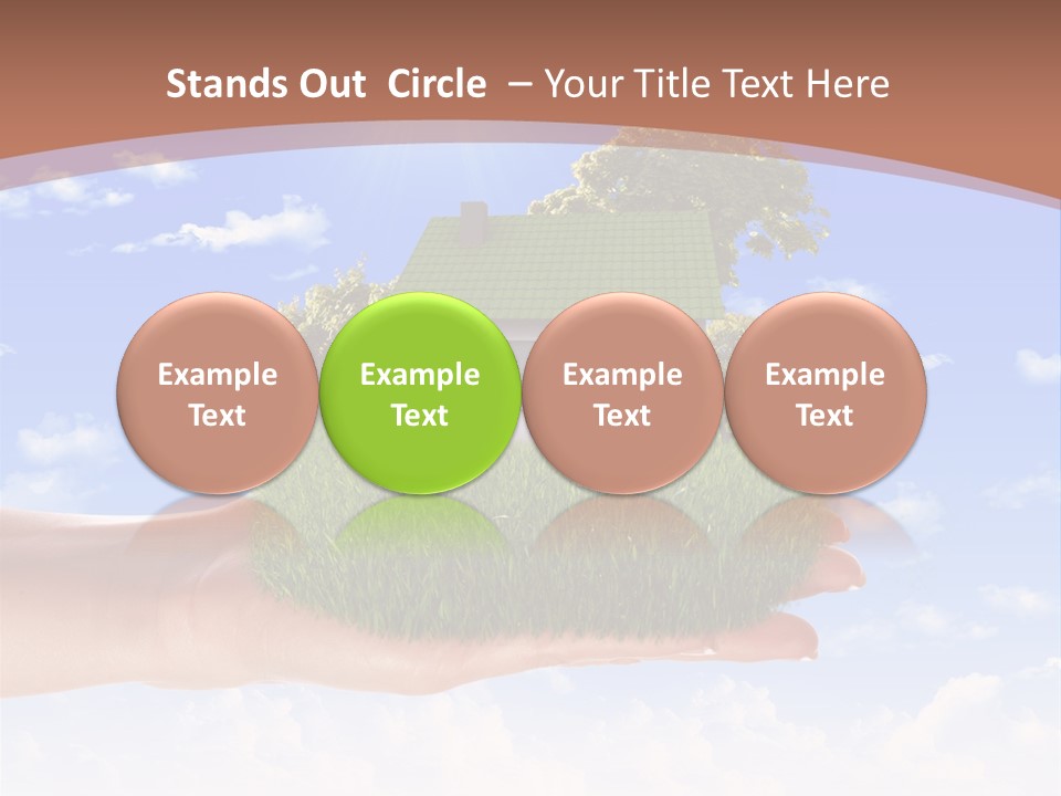 Water Shape Ornate PowerPoint Template