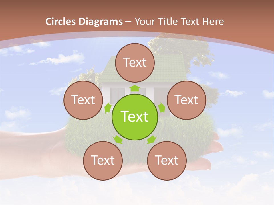 Water Shape Ornate PowerPoint Template